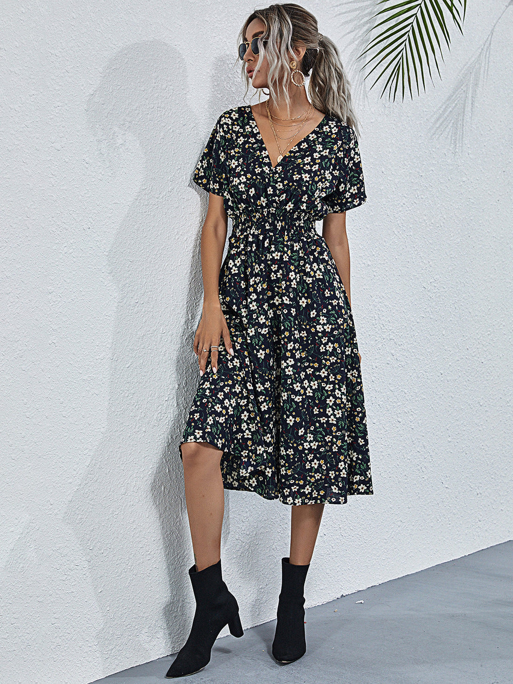 Luisa Floral Print Dress
