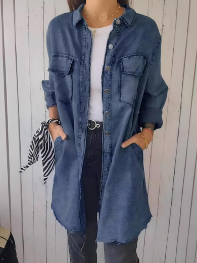 Lightweight Denim Shirt Dress