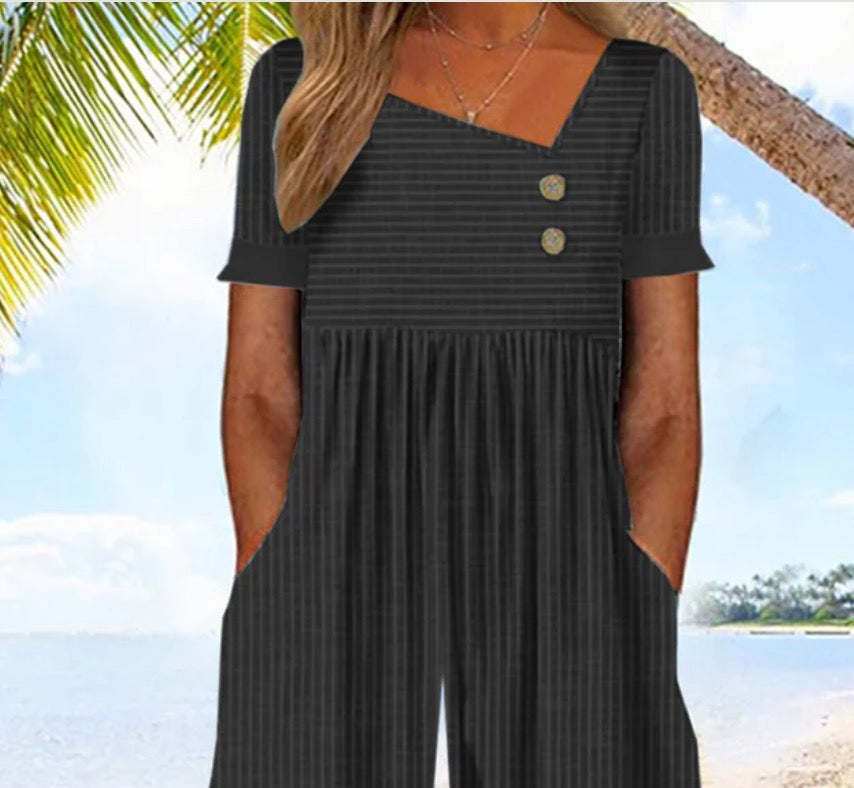 Breeze | Playful Stripe Romper
