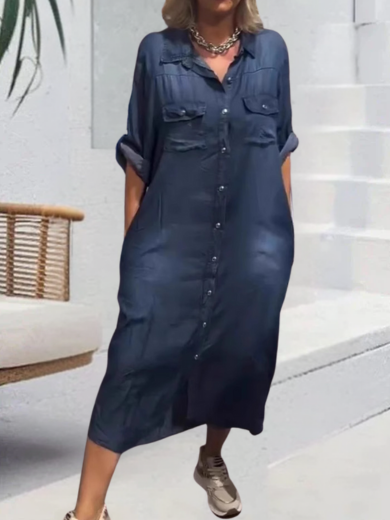 Clara | Easy-Fit Everyday Denim Dress