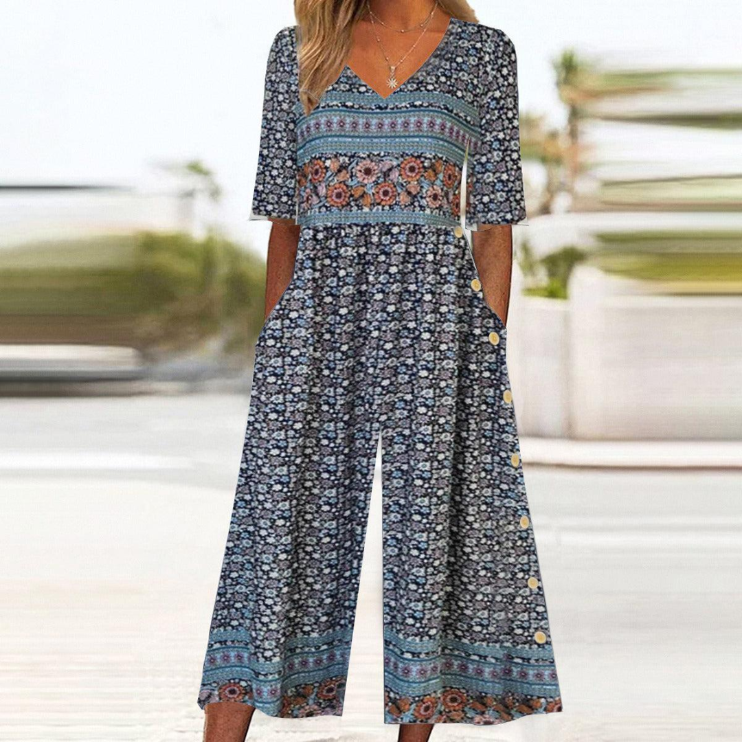 Aria | Chic Scoop Neck Jumpsuit