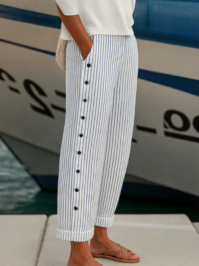 Harbor Stripe Comfort Pants