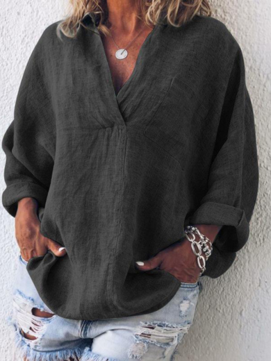Harper | Relaxed Everyday V-Neck Blouse