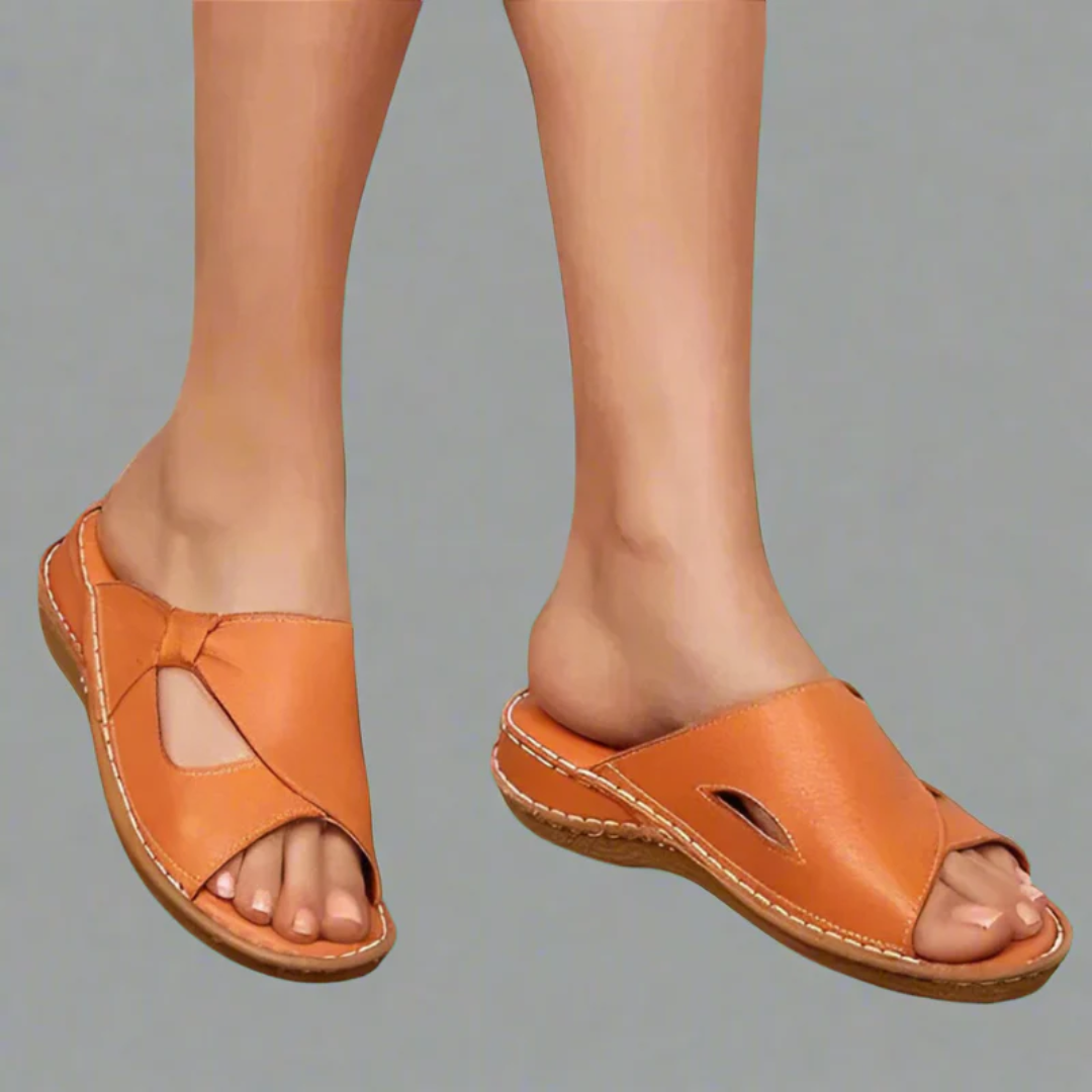 Yvonne Premium Leather Orthopedic Sandals