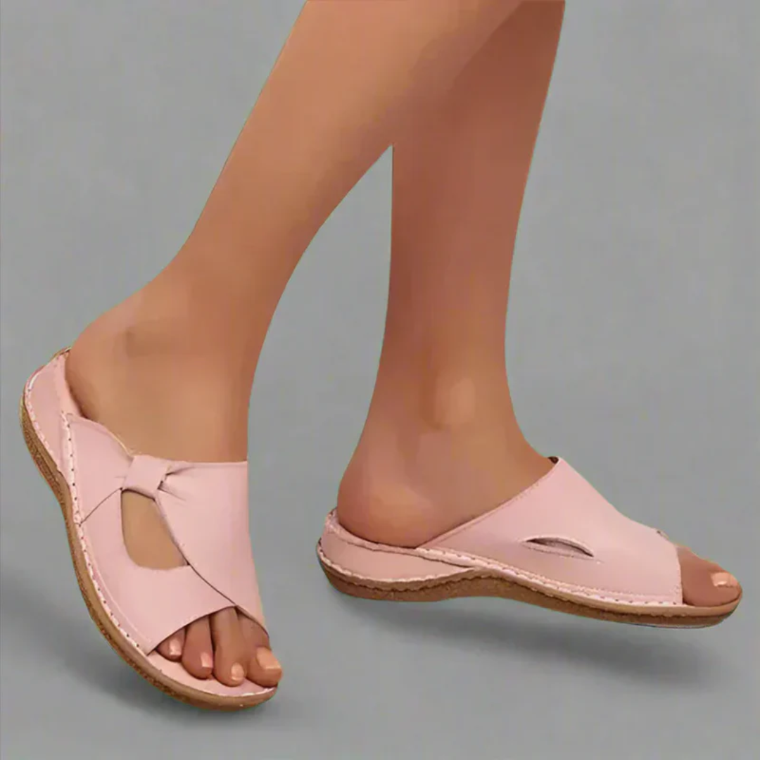 Yvonne Premium Leather Orthopedic Sandals