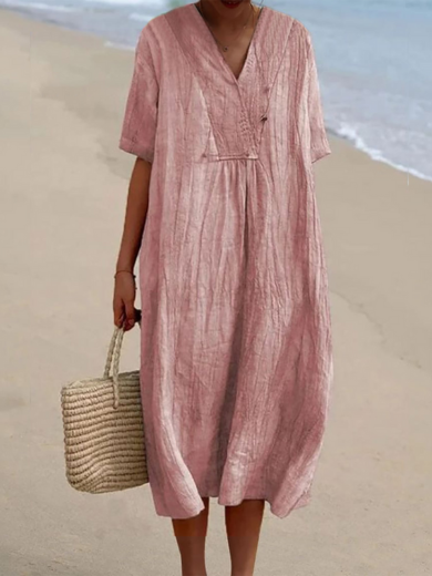 Alice | Short Sleeve Midi Dress