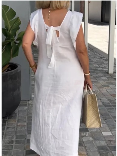 Ella | Easy-Fit Linen Pocket Dress