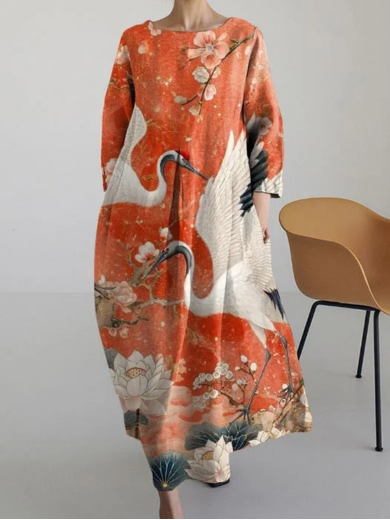 Akira | Artistic Japanese Print Dress