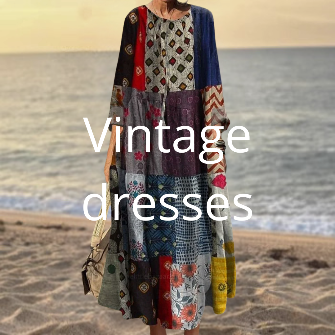 Vintage Cotton-linen dresses