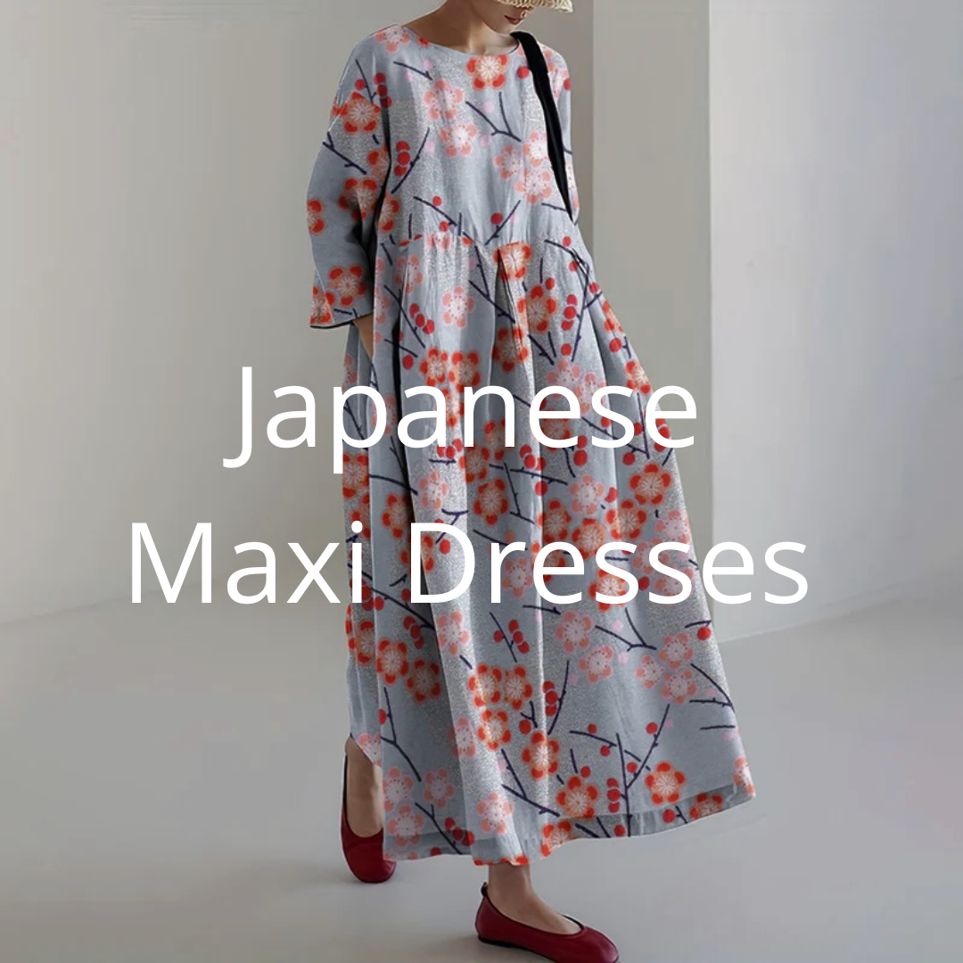 Japanese Linen Maxi Dresses