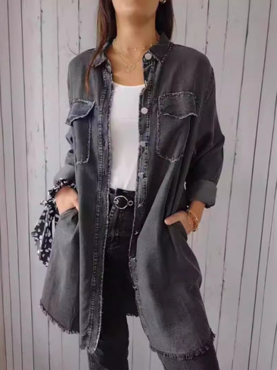 Lightweight Denim Shirt Dress