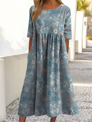 Elodie | Royal Bloom Summer Dress collection