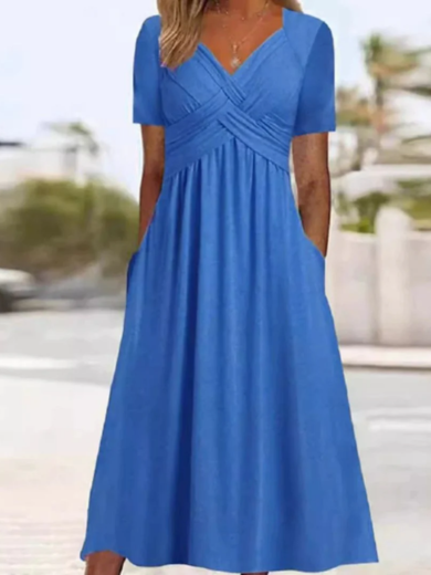 Elora | Elegant Dress Blue