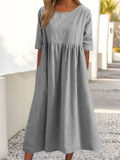 Elin | Everyday Comfort Cotton Dress
