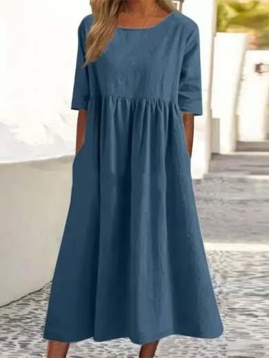 Nora | Everyday Cotton Pocket Dress