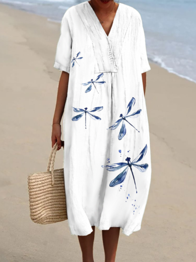 Rose | Relaxed Midi Dress