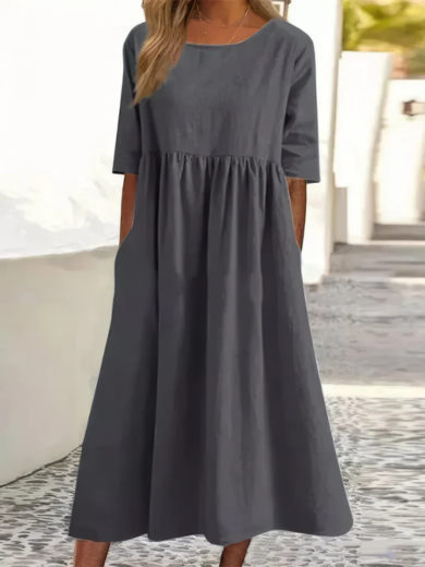 Nora | Everyday Cotton Pocket Dress