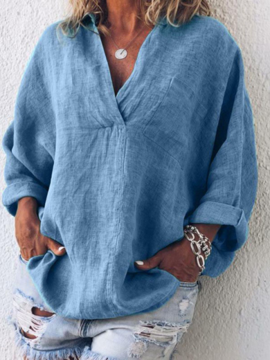 Harper | Relaxed Everyday V-Neck Blouse