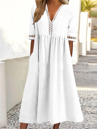 Clara | breezy cotton midi dress