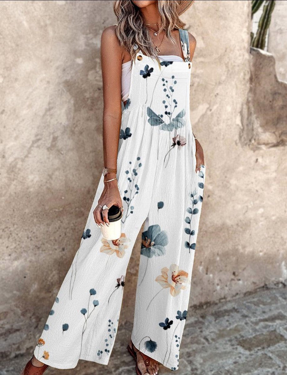 Fern | Tropical Sleeveless Playsuit