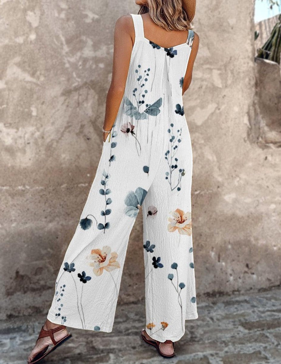 Fern | Tropical Sleeveless Playsuit