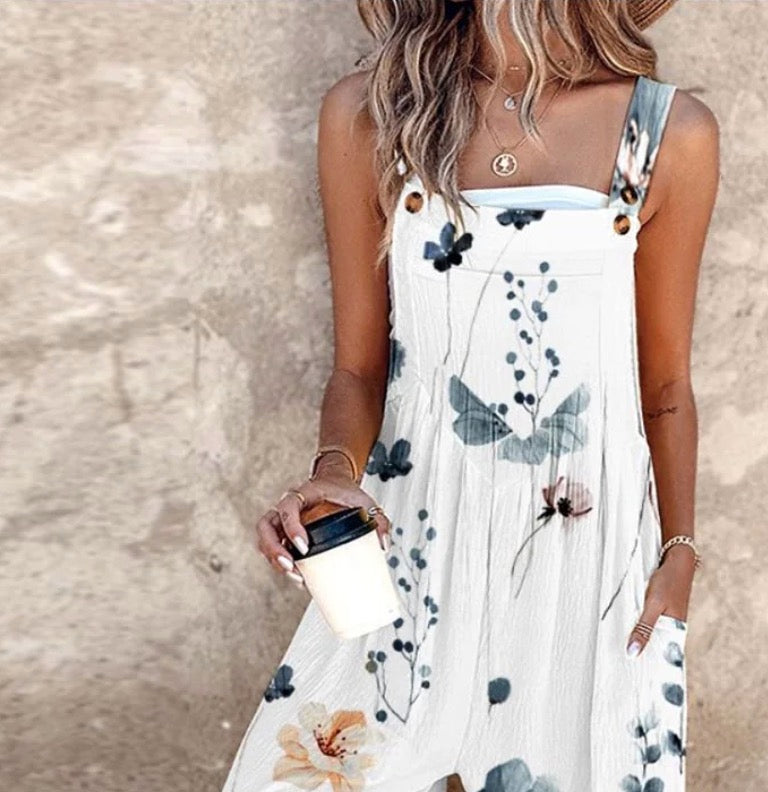 Fern | Tropical Sleeveless Playsuit