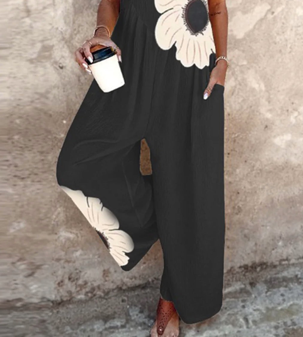 Iris | Elegant Botanical Romper