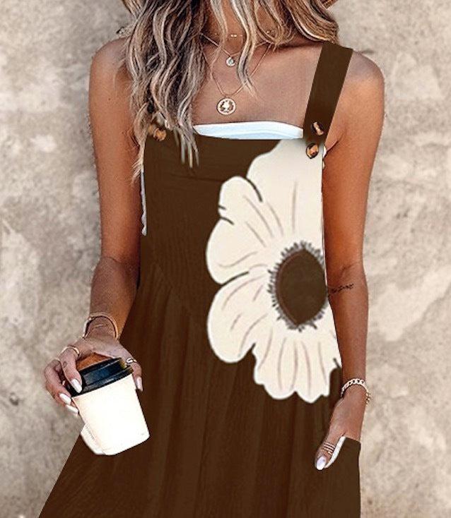 Mocha | Earth Tone Floral Suit