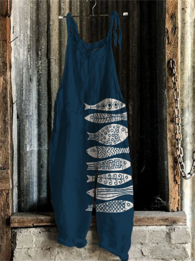 Deep Drift | Ocean-Inspired Jumpsuit