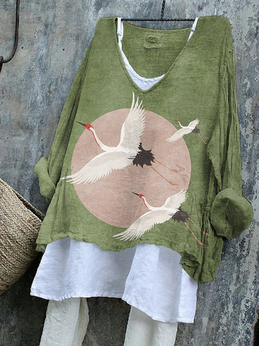 Sora | Olive Flight Blouse