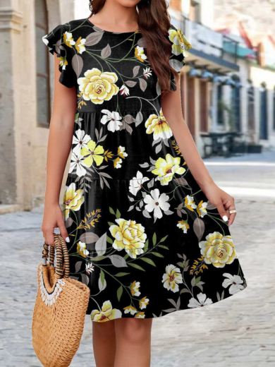 Isla Bloom Flutter Dress
