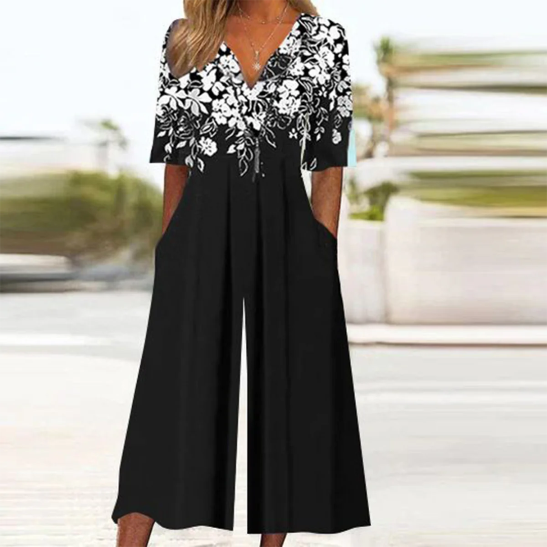 Aria | Chic Scoop Neck Jumpsuit
