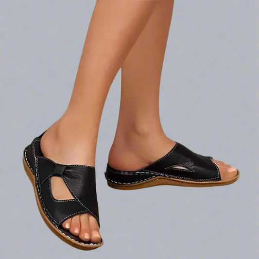 Yvonne Premium Leather Orthopedic Sandals