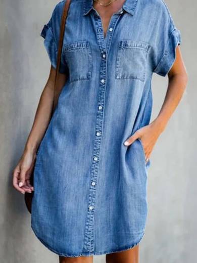 Jamira | Everyday Denim Shirt Dress