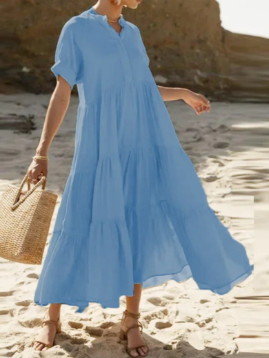 Savina | Lightweight Tiered Comfort Dress