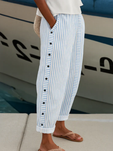 Harbor Stripe Comfort Pants