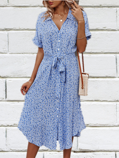 Claire | Breezy Button-Front Summer Dress