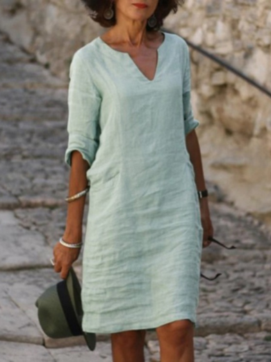 Isabelle | Easy Cotton-Linen Dress