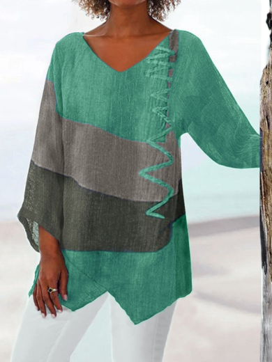 Isla Creative Flow V-Neck Top