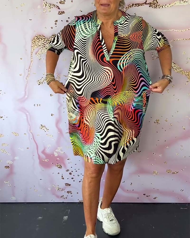 Lina| Waves & Wonder Dress