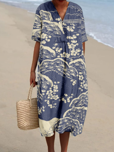 Donna | Short Sleeve Midi Dress