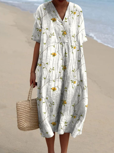 Karen | Short Sleeve Midi Dress
