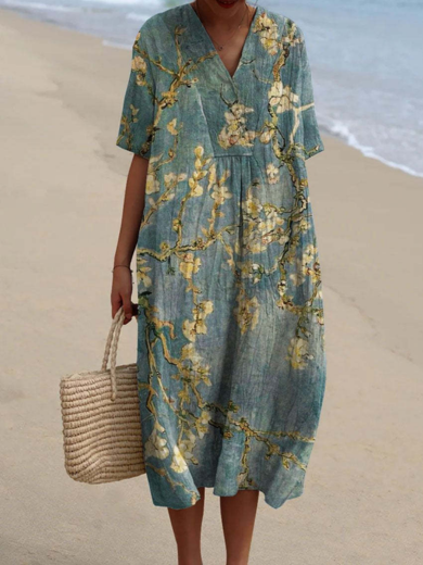 Kathleen | Short Sleeve Midi Dress