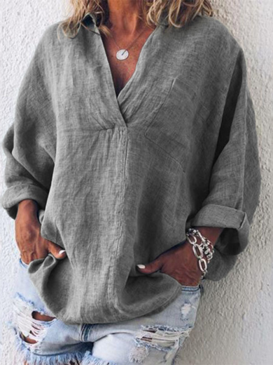 Harper | Relaxed Everyday V-Neck Blouse