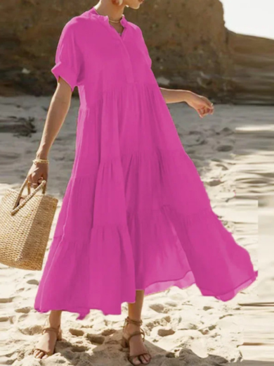 Savina | Lightweight Tiered Comfort Dress