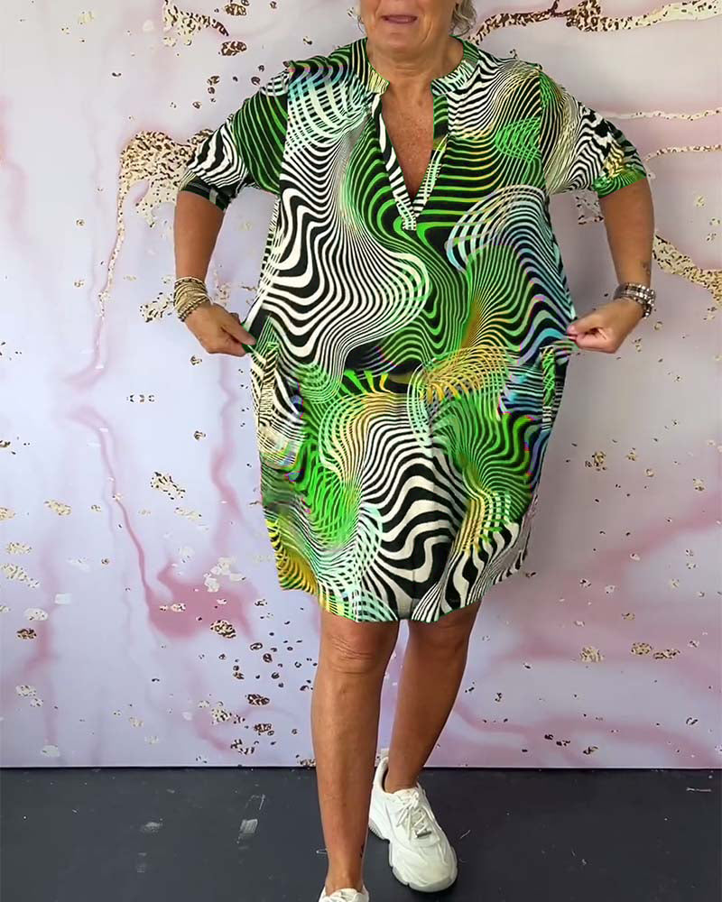 Lina| Waves & Wonder Dress