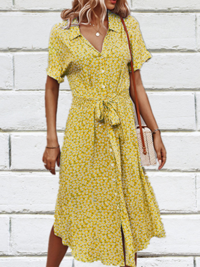 Claire | Breezy Button-Front Summer Dress