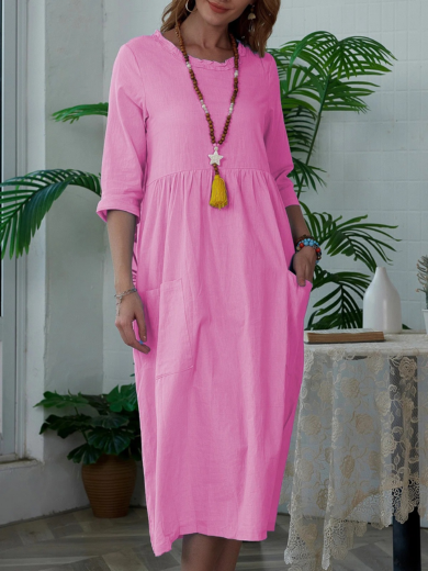 Willow | Easy Everyday Comfort Dress with Pockets