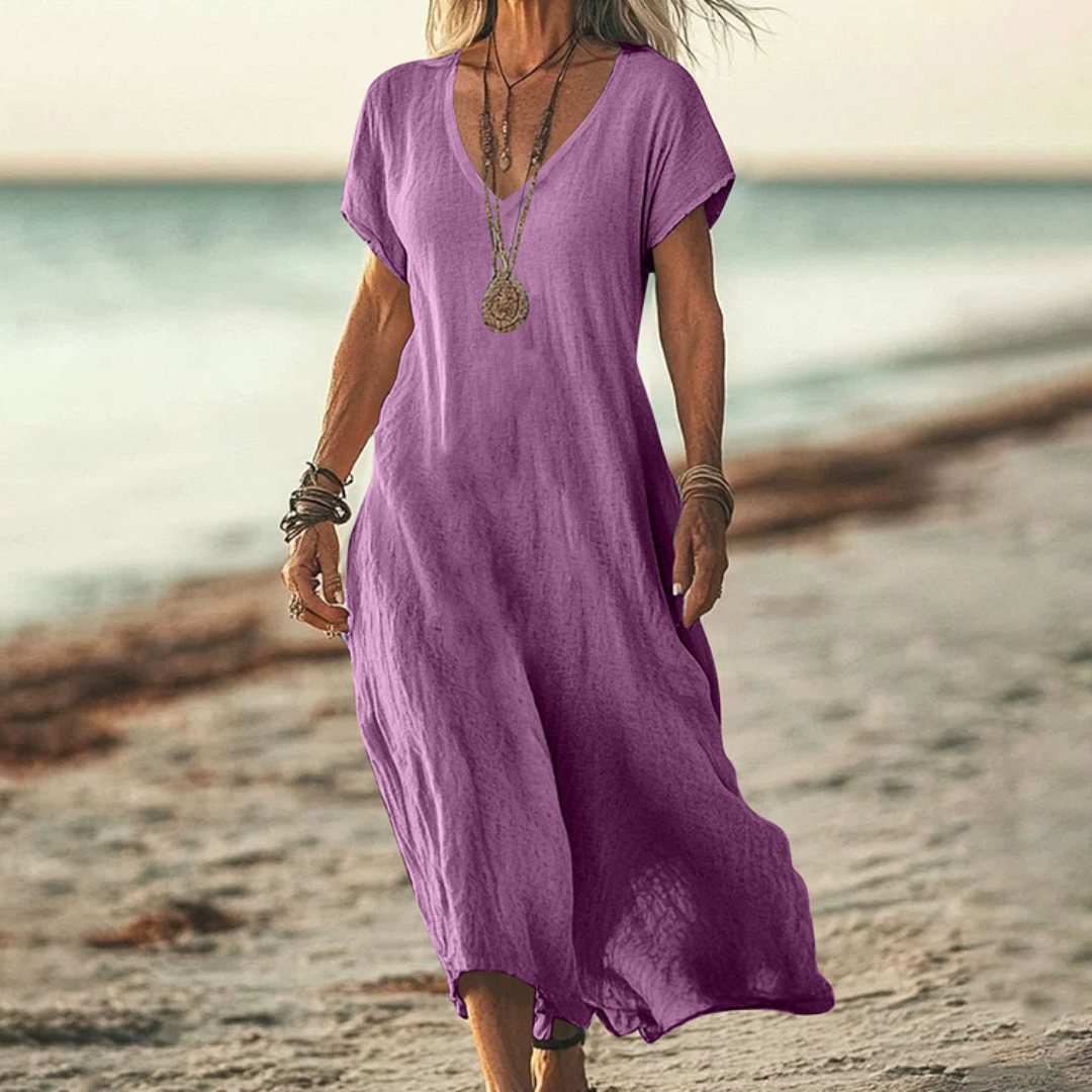 Isla Linen Breeze Dress