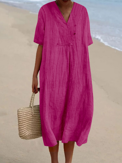 Rebecca | Short Sleeve Midi Dress
